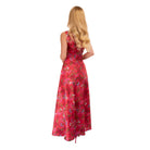 Garnet Floral Gown - Dress