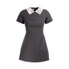 Short Wool Dress - Dress