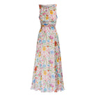 Watercolour Garden Gown in Silk Georgette - Dress