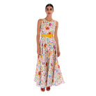 Watercolour Garden Linen Dress - Dress